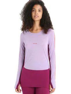 125 Zoneknit™ Merino Langarmshirt Damen^Icebreaker Hot