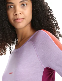 125 Zoneknit™ Merino Langarmshirt Damen^Icebreaker Hot