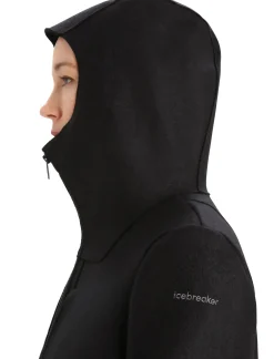 Gefilzte Merino Kapuzenjacke Damen^Icebreaker Discount