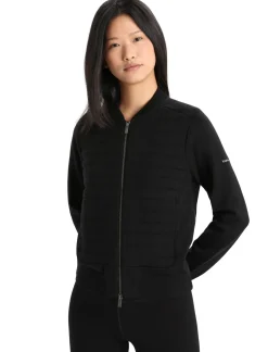 City Label Zoneknit™ Merino Insulated Knit Bomberjacke Damen^Icebreaker Best