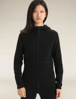 Isolierter Zoneknit™ Merino Zip-Hoodie Damen^Icebreaker Clearance