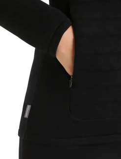 Isolierter Zoneknit™ Merino Zip-Hoodie Damen^Icebreaker Clearance