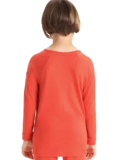 Merino 200 Oasis Langarmshirt Kinder^Icebreaker Clearance