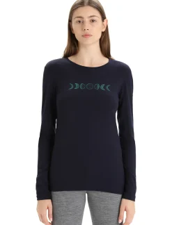 Merino 200 Oasis Langarmshirt Moon Phase Damen^Icebreaker Outlet