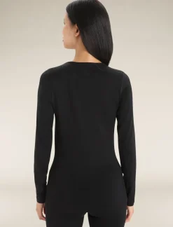 Merino 200 Oasis Thermo-Langarmshirt Mit U-Ausschnitt Damen^Icebreaker Hot