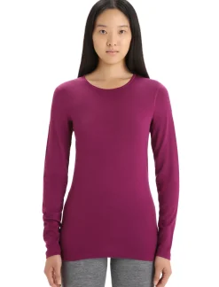 Merino 200 Oasis Thermo-Langarmshirt Mit Rundhalsausschnitt Damen^Icebreaker