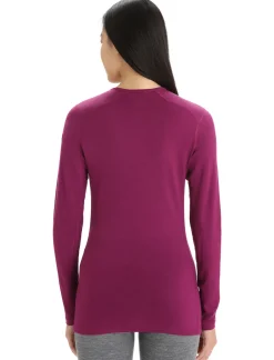 Merino 200 Oasis Thermo-Langarmshirt Mit Rundhalsausschnitt Damen^Icebreaker