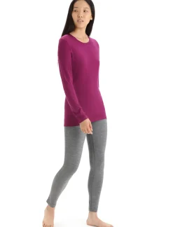 Merino 200 Oasis Thermo-Langarmshirt Mit Rundhalsausschnitt Damen^Icebreaker
