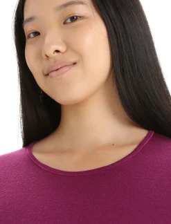 Merino 200 Oasis Thermo-Langarmshirt Mit Rundhalsausschnitt Damen^Icebreaker