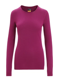 Merino 200 Oasis Thermo-Langarmshirt Mit Rundhalsausschnitt Damen^Icebreaker