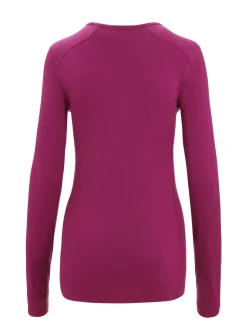 Merino 200 Oasis Thermo-Langarmshirt Mit Rundhalsausschnitt Damen^Icebreaker