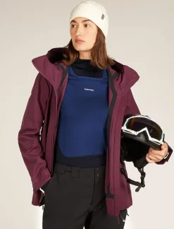 Merino 200 Sonebula Langarmshirt Mit Hohem Kragen Damen^Icebreaker Best