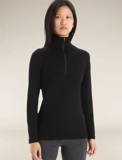 Merino 260 Tech Thermo-Langarmshirt Mit Halblangem Reisverschluss Damen^Icebreaker Best