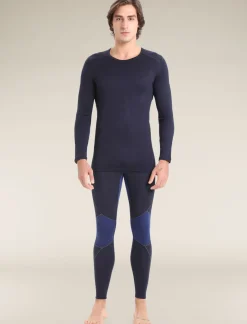 Merino 260 Tech Thermo-Langarmshirt Mit Rundhalsausschnitt Herren^Icebreaker Hot