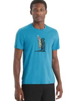 Merino Central Classic T-Shirt Otter Paddle Herren^Icebreaker Discount