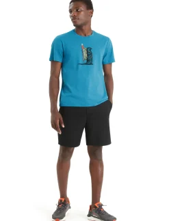 Merino Central Classic T-Shirt Otter Paddle Herren^Icebreaker Discount