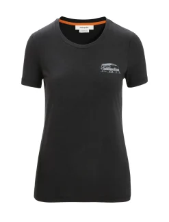 Merino Central Classic T-Shirt Caravan Life Damen^Icebreaker New