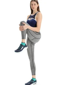 Merino Fastray High Rise Tights Gridlines Damen^Icebreaker Best