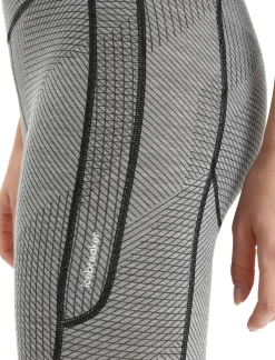 Merino Fastray High Rise Tights Gridlines Damen^Icebreaker Best
