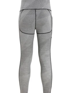 Merino Fastray High Rise Tights Gridlines Damen^Icebreaker Best