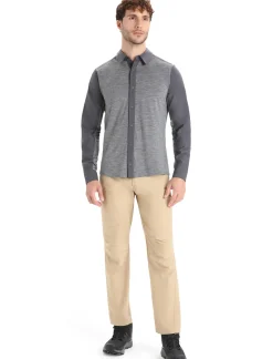 Merino Hike Langarmshirt Herren^Icebreaker