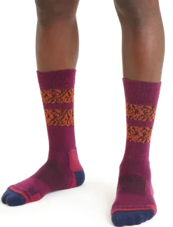 Merino Hike+ Light Socken Crew Natural Summit Herren^Icebreaker