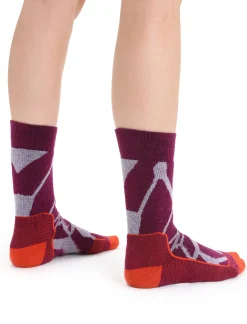Merino Hike+ Medium Socken Crew Fractured Landscapes Damen^Icebreaker Sale