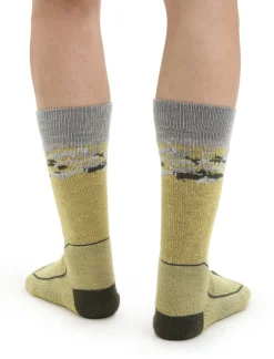 Merino Hike+ Medium Socken Crew Sedimentary Herren^Icebreaker Outlet