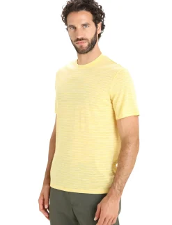 Merino Leinen T-Shirt Stripe Herren^Icebreaker Outlet