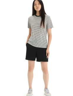 Merino Leinen T-Shirt Stripe Damen^Icebreaker Best