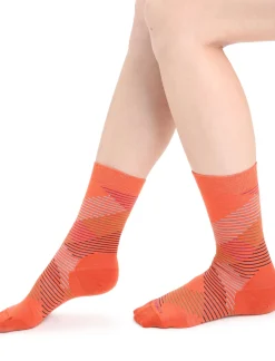 Merino Lifestyle Feinstricksocken Crew Dashes Damen^Icebreaker Online