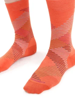 Merino Lifestyle Feinstricksocken Crew Dashes Damen^Icebreaker Online