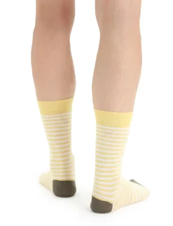 Merino Lifestyle Feinstricksocken Crew Stripe Herren^Icebreaker Hot