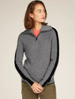 Merino Lodge Half-Zip-Pullover Damen^Icebreaker Outlet