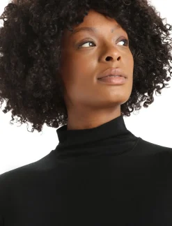 Merino Queens Langarm-Bodysuit Mit Stehkragen Damen^Icebreaker Online