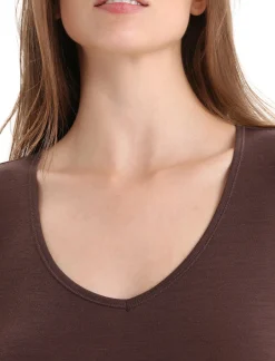 Merino Siren Kurzarmshirt Sweetheart Damen^Icebreaker Outlet