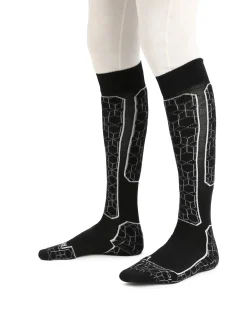 Merino Ski+ Medium Skistrumpfe Alpine Geo Herren^Icebreaker Hot