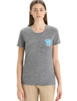 Merino Tech Lite Ii T-Shirt Earth Damen^Icebreaker