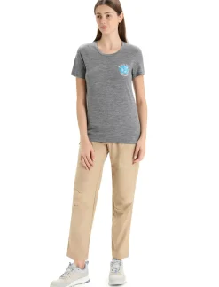 Merino Tech Lite Ii T-Shirt Earth Damen^Icebreaker