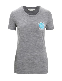Merino Tech Lite Ii T-Shirt Earth Damen^Icebreaker