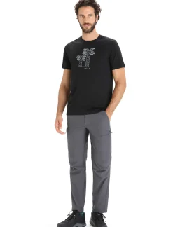 Merino Tech Lite Ii T-Shirt Giant Ferns Herren^Icebreaker Hot