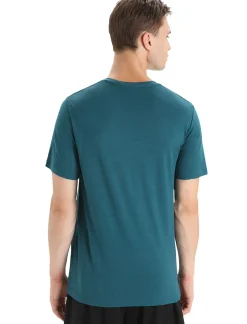Merino Tech Lite Ii T-Shirt Wildflower Bloom Herren^Icebreaker Clearance