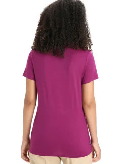 Merino Tech Lite Ii T-Shirt Mit U-Ausschnitt Nature Celebration Damen^Icebreaker Sale