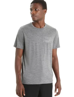 Merino Tech Lite Ii T-Shirt Mountain Sunset Herren^Icebreaker Online