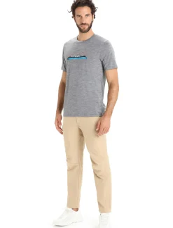 Merino Tech Lite Ii T-Shirt Ski Fields Herren^Icebreaker Outlet
