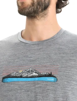 Merino Tech Lite Ii T-Shirt Ski Fields Herren^Icebreaker Outlet
