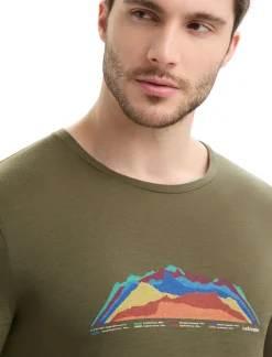 Merino Tech Lite Ii T-Shirt 7 Mountain Tops Eu Herren^Icebreaker Discount