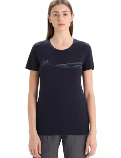 Merino Tech Lite Ii T-Shirt Cadence Paths Damen^Icebreaker Discount