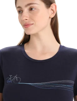 Merino Tech Lite Ii T-Shirt Cadence Paths Damen^Icebreaker Discount