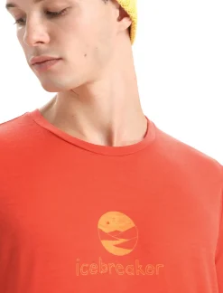 Merino Tech Lite Ii T-Shirt Ib Essential Logo Herren^Icebreaker Online